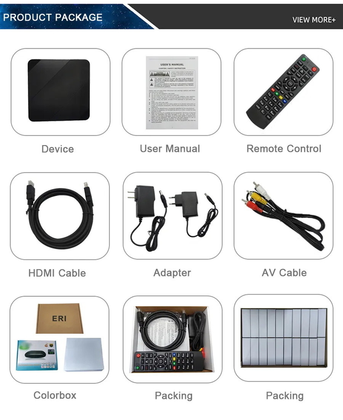 Compact 5G WIFI Linux IPTV Set Top Box Stalker Protocol Reciver Linux Iptv M3u Player 2