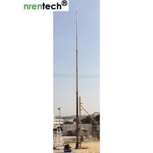Quality 15m pneumatic telescopic mast-NR-2750-15000-30 for mobile antenna mast tower-aluminum telescoping mast wholesale