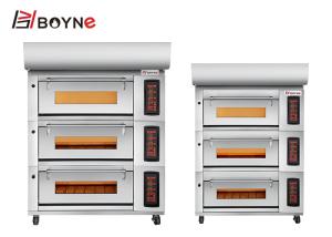 Quality Touch Screen Commercial Bakery Kitchen Equipment Three Deck Nine Trays Bakery Oven wholesale