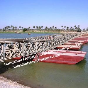 Quality Lightweight Structure Temporary Military Bailey Bridge for Emergency Application wholesale