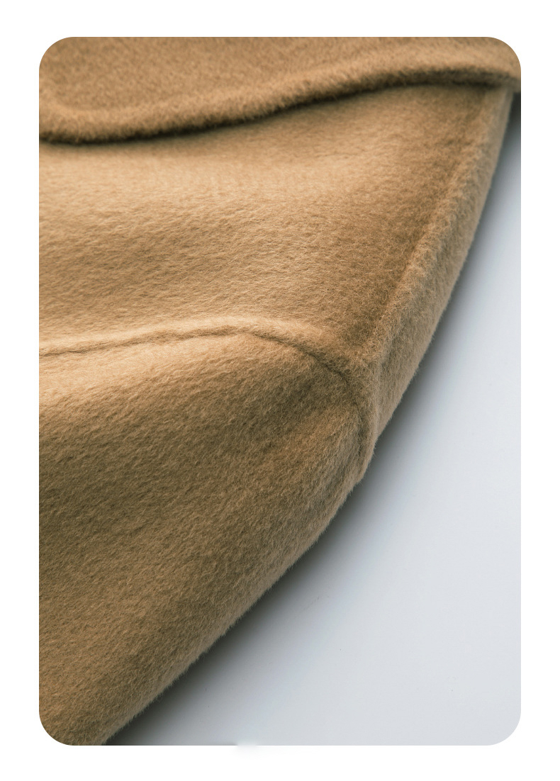 Cotton Lapel Men's Winter Coat Oversized Single Breasted Trench Jacket for Cold Days