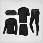 Cotton Polyester Training Fitness Gym Cloth Suit Men Running Wear