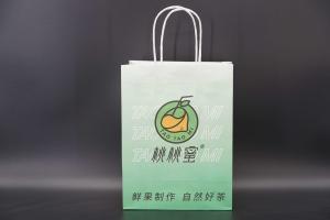 Quality Versatile packaging Kraft Paper Grocery Bags With Handles Twisted wholesale