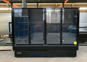 Quality Plug In Air Cooling 4 Glass Door Merchandiser Freezer R404a Refrigerated wholesale