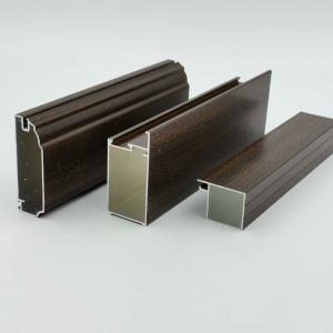 Quality Israel 6063 T5 Custom Aluminium Cabinet Door Profiles 1.2mm Thick Powder Coated wholesale