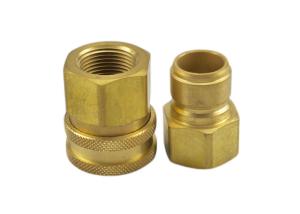 Quality Water Pipe System 1-1/2'' Brass Straight Coupling wholesale