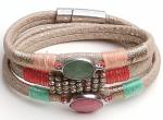 jewellery spring and summer new collection leather magnetic bracelet, fashion