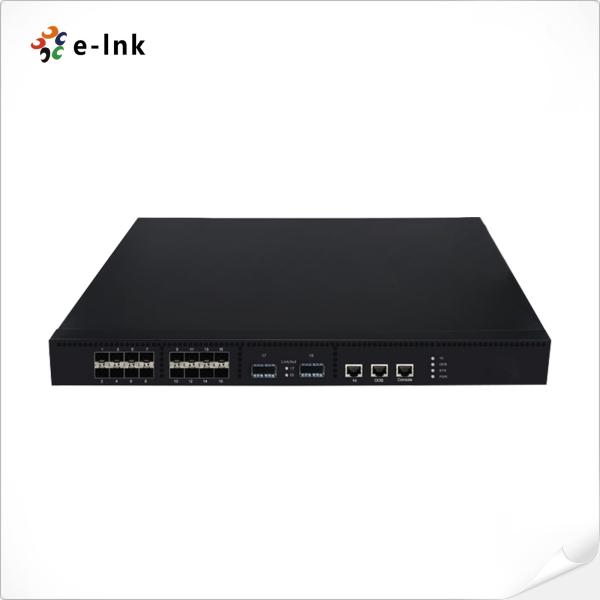 Cheap Enterprise Layer 3 Managed Fiber Switch 16 Port 10G SFP 2 Port 40G QSFP Fiber Switch for sale