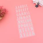 Non Toxic Christmas Gift Stickers Foil Stamped Vinyl Letter Stickers