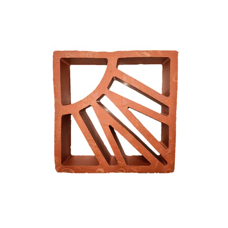 800 Centigrade Heat Insulation Hollow Perforated Clay Bricks for Garden Wall Decorative Construction