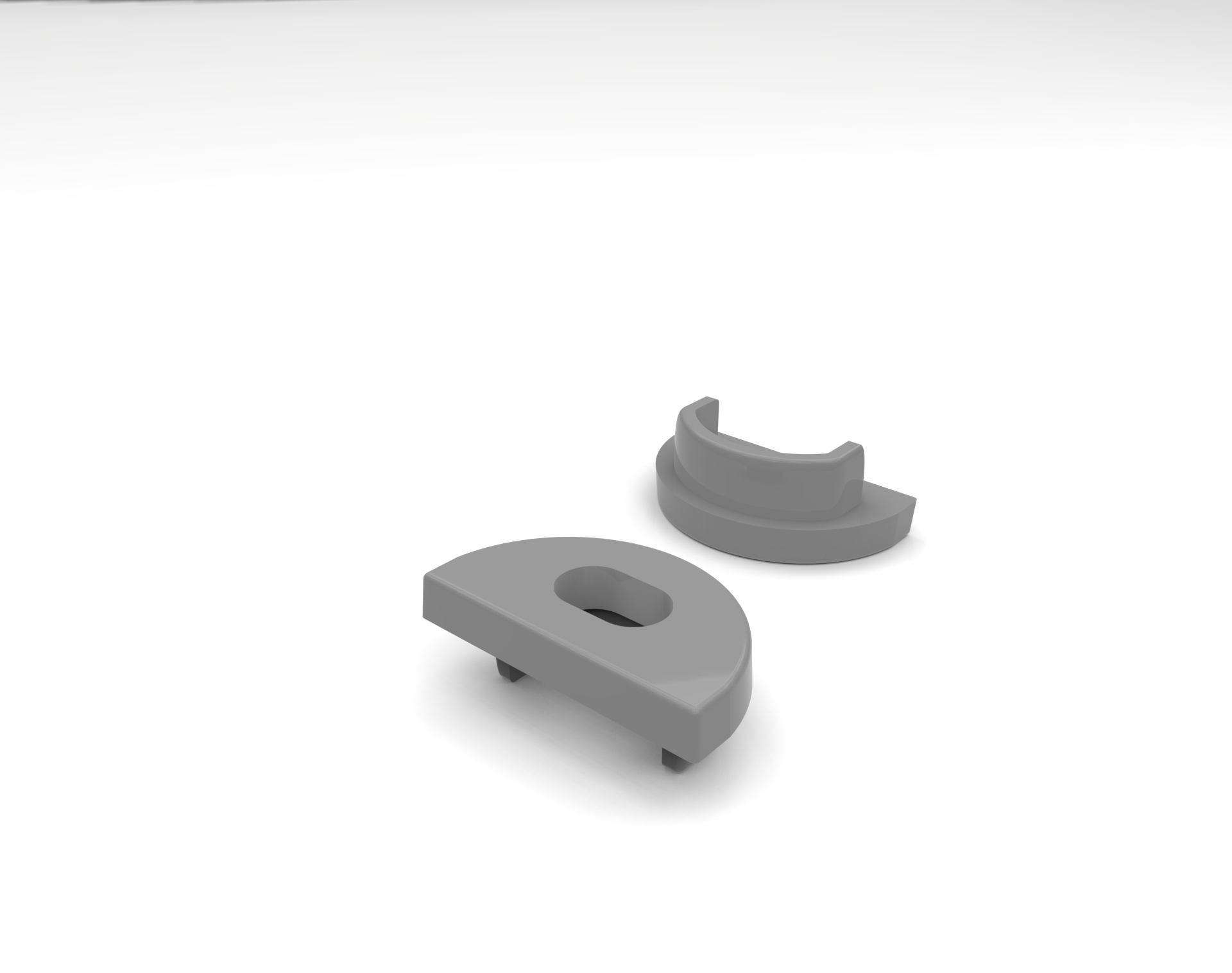 Custom slim led aluminium extrusion with diffuser cover