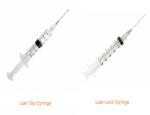 FDA510K CE ISO Sterile Medical Disposable Syringe with needle for Vaccine 3ml