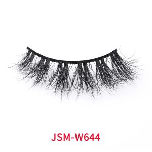 Quality Fluffy 6D Faux Mink Lashes , 20mm Dramatic Faux Mink Lashes wholesale