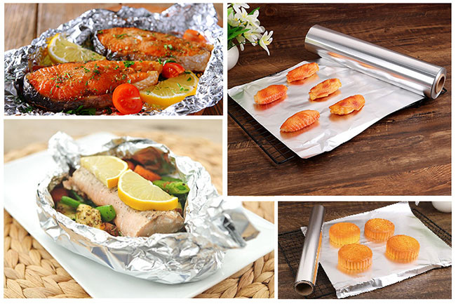200 Sheet 500 Sheets Pop-Up Aluminium Kitchen Foil Sheets For Food Packing
