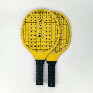 Quality Outdoor Cotton Wooden Beach Rackets Plywood Wooden Paddle Tennis Racket wholesale