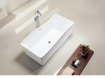 PMMA Acrylic Free Standing Bathtub Simple Bath SP1873 Pure Sanitary Grade