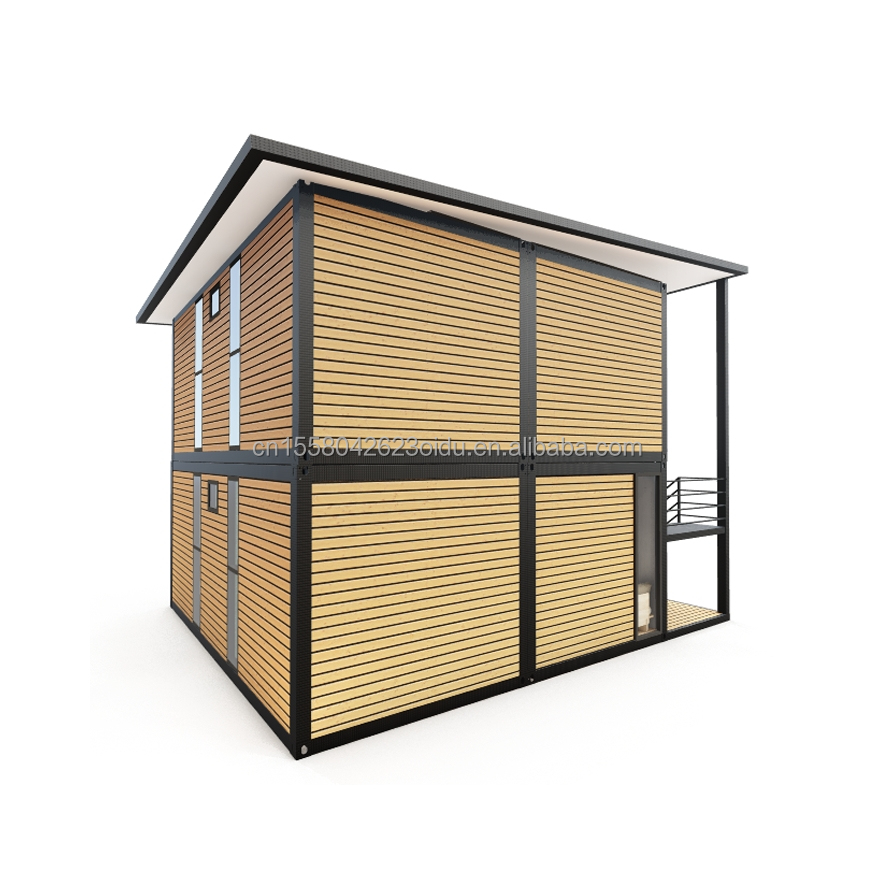 Aluminum Alloy Windows Modified Shipping Container Prefabricated Wooden Leisure Homes for Countryyard Family Vacation