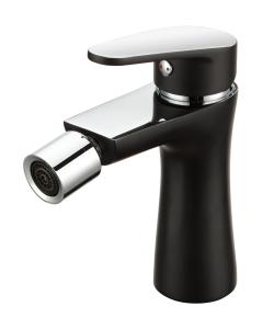 Quality Single Hole Classic Brass Black Bidet Tap With 35Mm Ceramic Disc wholesale