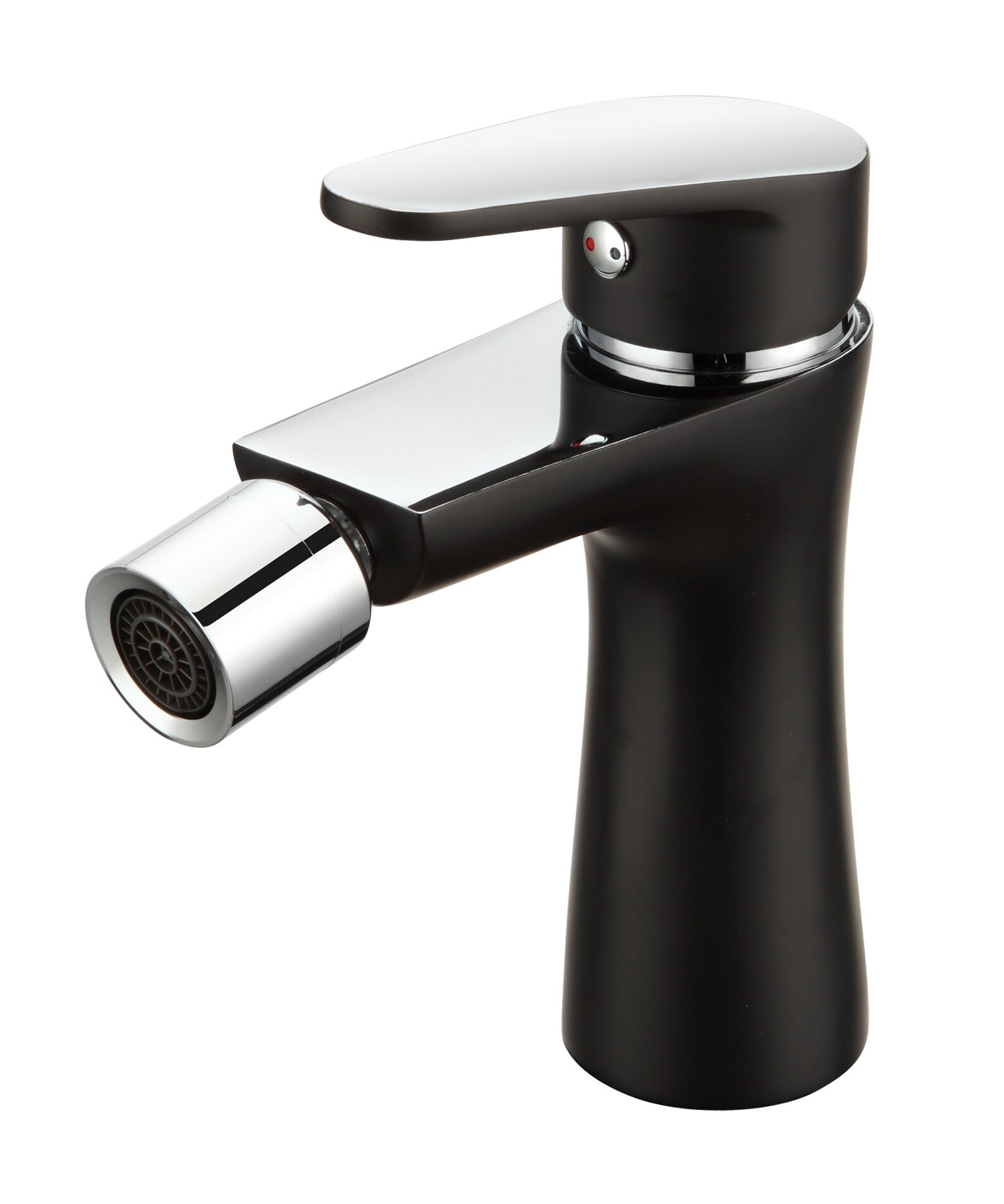 Single Hole Classic Brass Black Bidet Tap With 35Mm Ceramic Disc