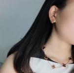Fantastic Van Cleef & Arpels 18k Gold Vintage Alhambra Necklace 10 Motifs