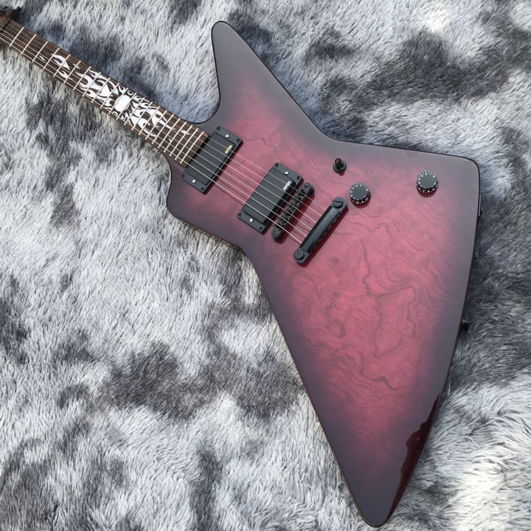 2020 Custom Rosewood Top Cover Maple Fingerboard Electric Guitar for Iban Logo and Headstock Can Be Customized