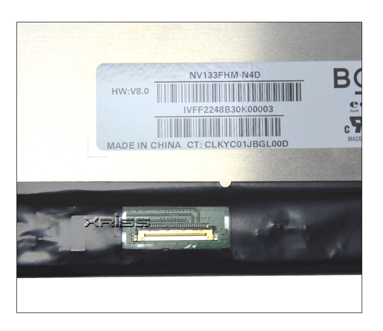 NV133FHM-N4D Laptop LCD Screen FHD 1920x1080 Slim 30pins PCBA Bent 13.3 Inch