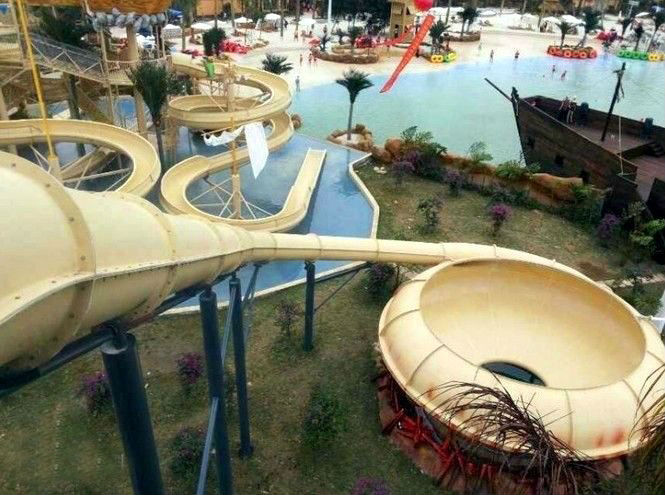 Customize Adult / Kids Waterpark Project , Theme Water Amusement Design / Customized Water Slide