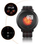 H31 Heart Rate Fitness Tracker NFC Touch Screen Silicone Watch Tape Social