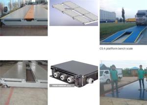 Quality 80 Ton Electronic Lorry Weighbridge LED Display Type Automatic Reset Force Transmission System wholesale