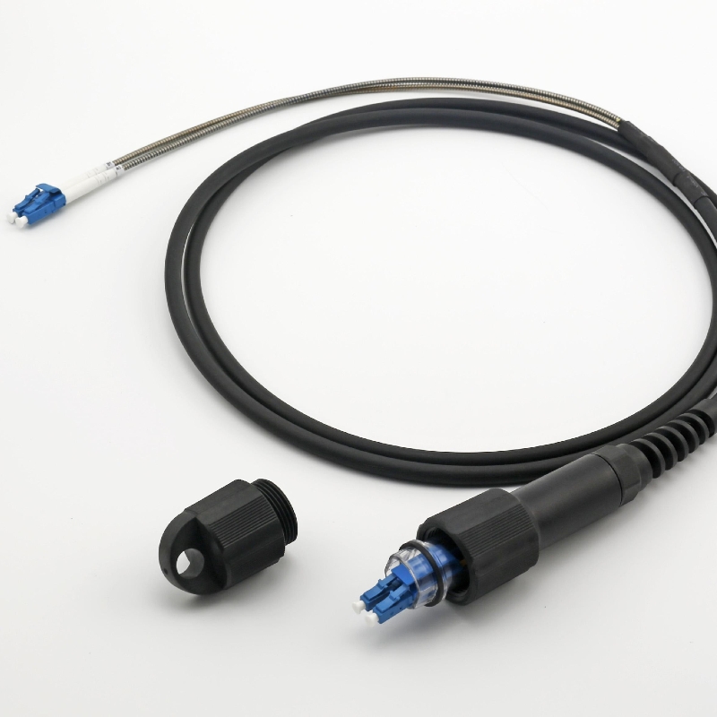 FTTX/FTTH Fiber Optic Pdlc/Dlc Gyfjh G657A2 2core IP67 Standard Waterproof Connector