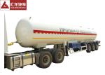 ASME Standard Aluminum LPG Tank Trailer Durable Long Life Span Large Sized