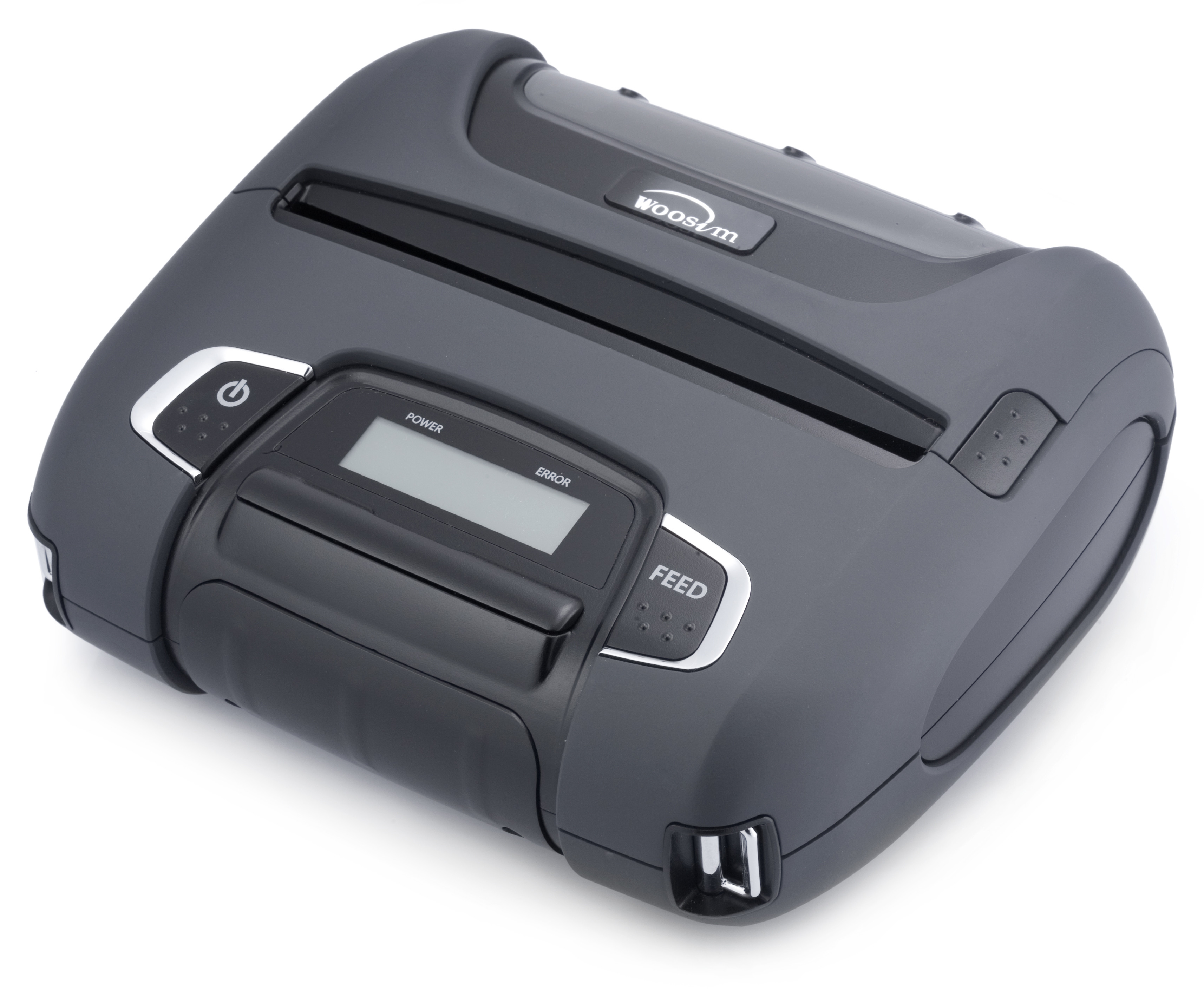 IP54 Durable Rugged Mobile Thermal Label Printer 4 Inches Blue LED Backlight