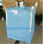 1000kg Anti static Industrial Bulk Bags CROHMIQ blue / white for storage