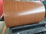 Wooden Pattern Brick Paint PPGI Coils Galvanized Steel Coil For Door