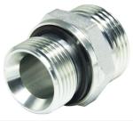 Galvanized Sheet Hydraulic Fitting Straight Double Male Thread Forged Hose