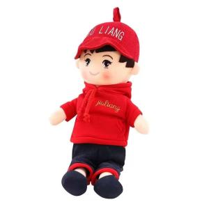 Quality 35cm Couple Soft Toy Wedding Plush Rag Doll For Marriage Bed Head wholesale