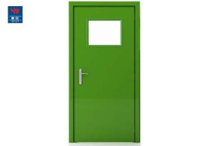 Quality 60 Min Hospital Fire Rated Laminated Glass Wood Door With Frame wholesale