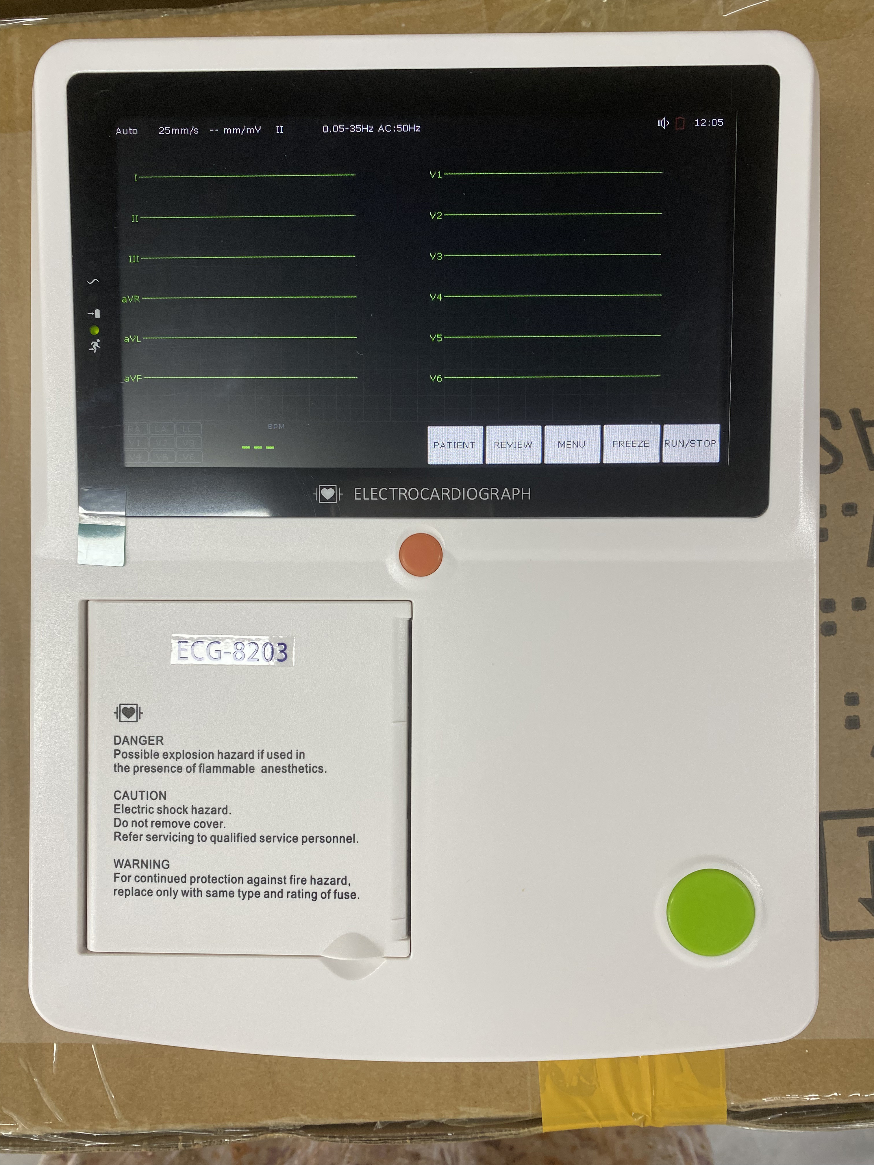12 Lead Ecg Machine 1/ 3/ 6/ 12 Channel Stress Test Ekg Electrocardiogram Machine