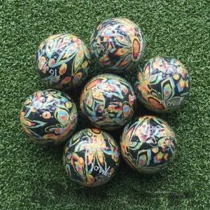 Quality logo golf ball with peacock wholesale