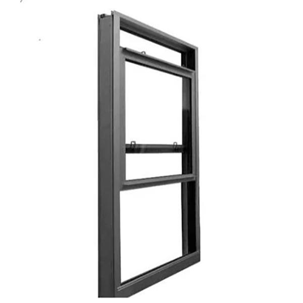 Cheap Double Insulated Aluminum Skate Double Hung Windows High Security Hardware Included for sale