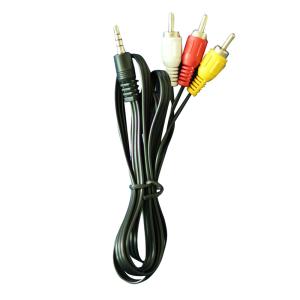 Quality 1 Meter Video Audio Cables Red Yellow White Color DC 3.5mm For TV VCR wholesale