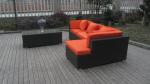 3pcs PE rattan sofas
