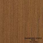 Recon Wood Veneer Of Teak Slice Cut Technics With Straight Grain For For Door