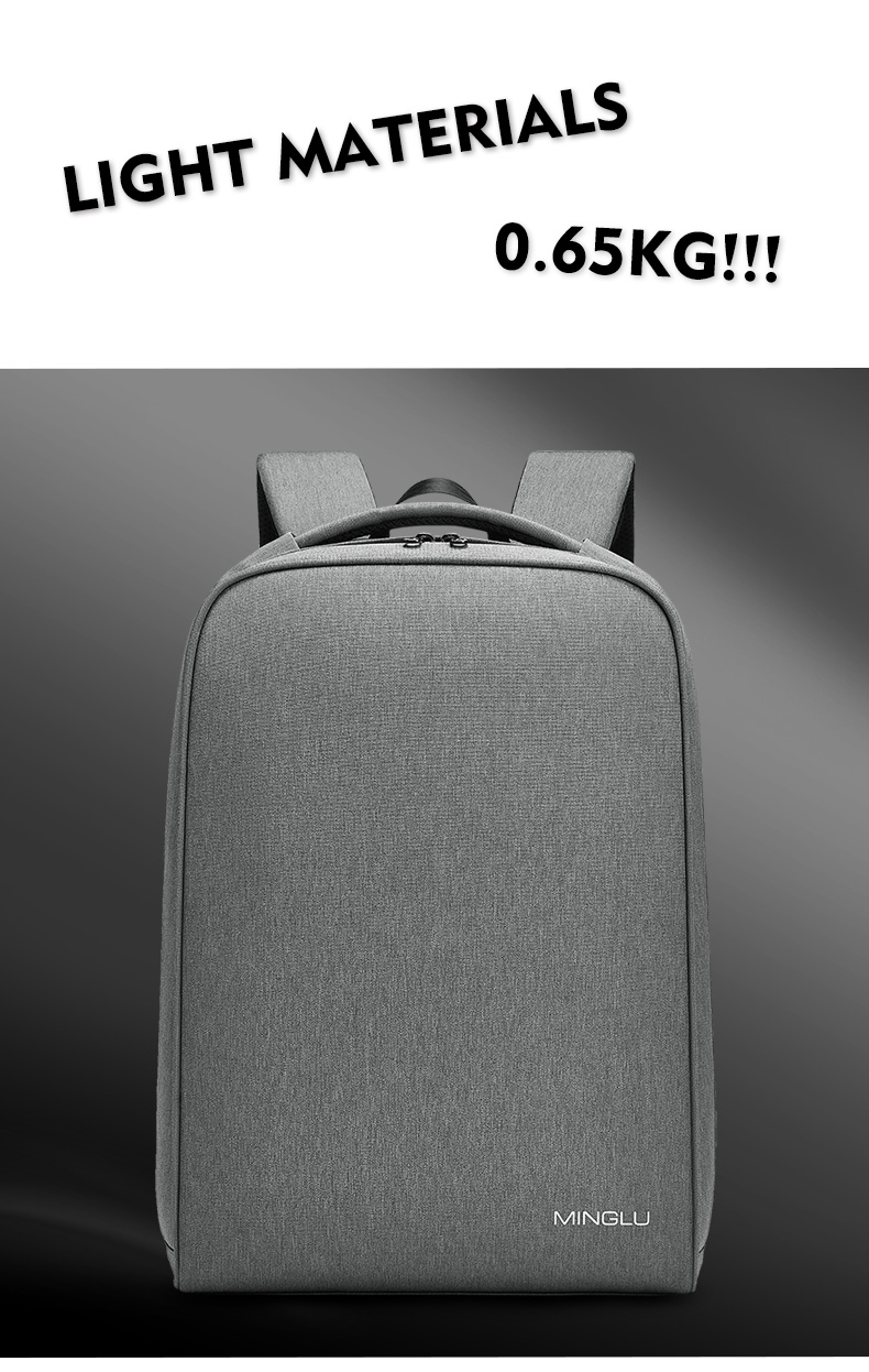 Casual Lightweight Waterproof Business Backpack 20-35L Capacity