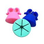 Nail oil bottle with silicone holder for finger divider 5.5*5.2cm silicone logo