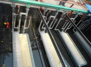Quality PP or PVDF reinforced hollow fiber membrane mbr package plant wastewater treatment systems wholesale