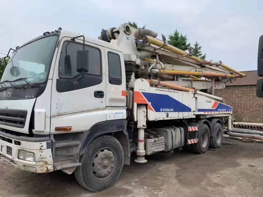 2012 Zoomlion 38m Concrete Boom Pump Concrete Pump Truck Construction Equipment