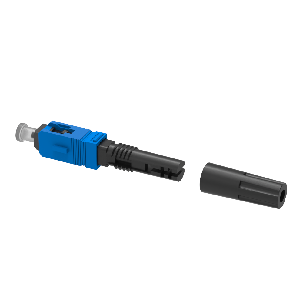 Field Assembly Simplex SC UPC Fiber Optic Fast Connector for Easy Network Installation