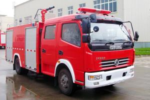 Quality Dongfeng Small Fire Truck with 3500L Water Tank and Double Row Cabin wholesale