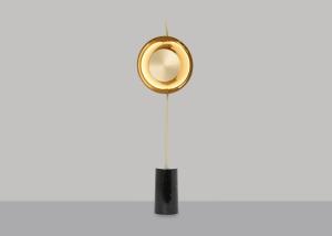 New Designed Cafe Project High Metal Marble Base Reading Room Floor Lamp